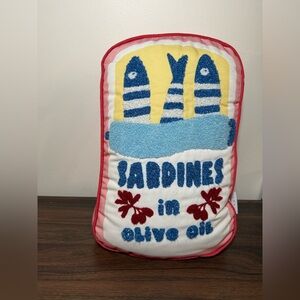 C&C California Home "Sardines in Olive Oil" Decorative Pillow-